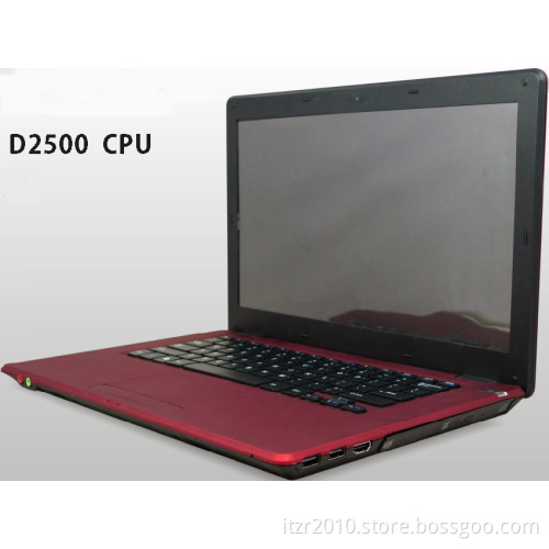 Laptop Netbook Notebook Atom D2500, Support 3G /WiFi, DVD-RW